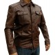 Mafia Brown Leather Jacket Mafia Brown Leather Jacket