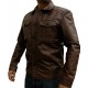 Mafia Brown Leather Jacket