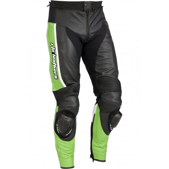 RTX Ninja Green Leather Biker Pant 