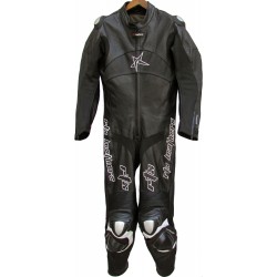 RTX Panther Black Original Sports Biker Race Leathers