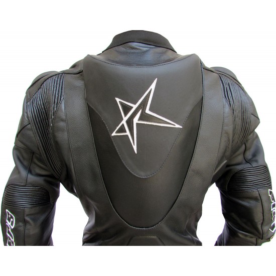 RTX Panther Black Original Sports Biker Race Leathers