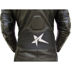 RTX Panther Black Original Sports Biker Race Leathers
