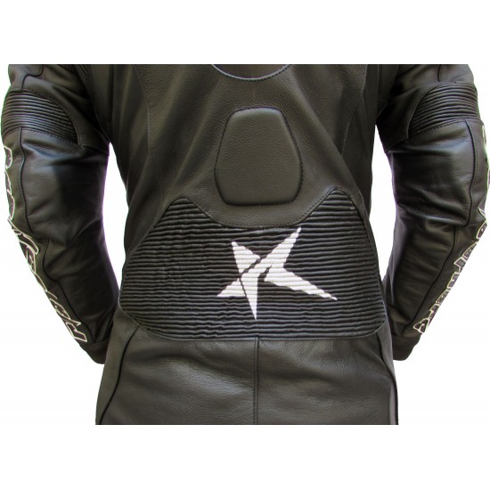 RTX Panther Black Original Sports Biker Race Leathers