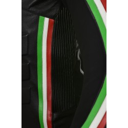 RTX Panther Italia Black Leather Race Leather 1 Piece Suit