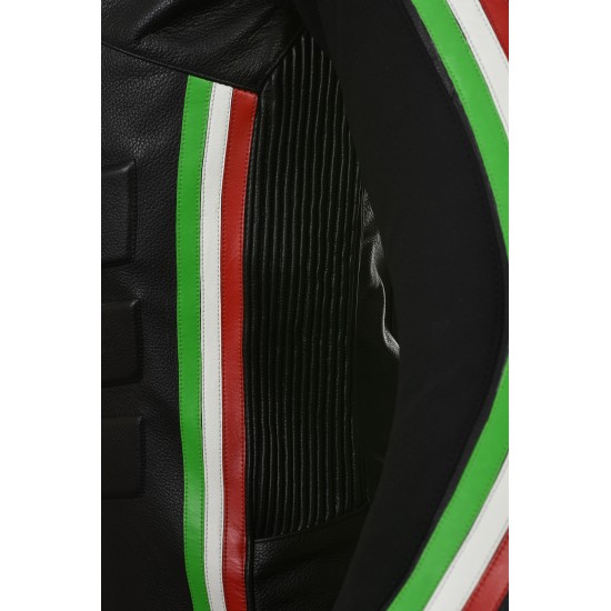 RTX Panther Italia Black Leather Race Leather 1 Piece Suit