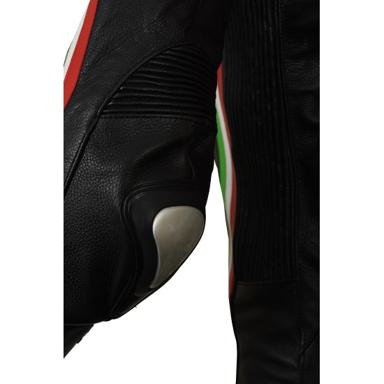 RTX Panther Italia Black Leather Race Leather 1 Piece Suit