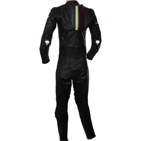RTX Panther Italia Black Leather Race Leather 1 Piece Suit RTX Panther Italia Black Leather Race Leather 1 Piece Suit
