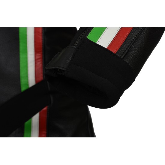 RTX Panther Italia Black Leather Race Leather 1 Piece Suit