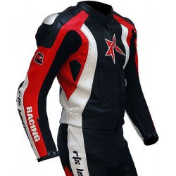 RTX Pro Evolution Sports Biker Motorcycle 2 Piece Leather Jacket Suit - 6 Colours