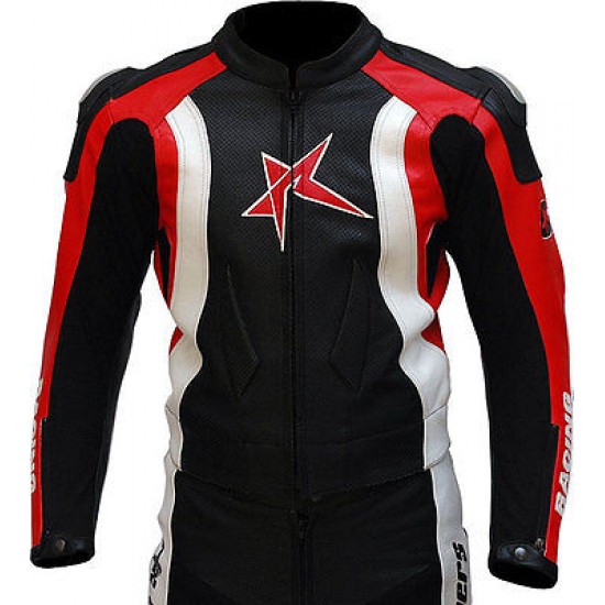 RTX Pro Evolution Sports Biker Motorcycle 2 Piece Leather Jacket Suit - 6 Colours