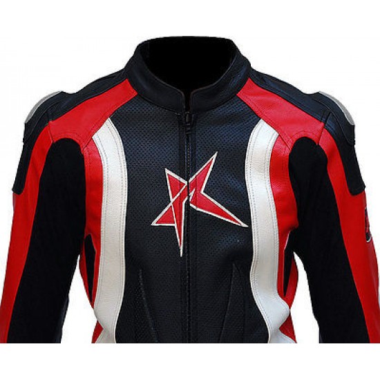 RTX Pro Evolution Sports Biker Motorcycle 2 Piece Leather Jacket Suit - 6 Colours