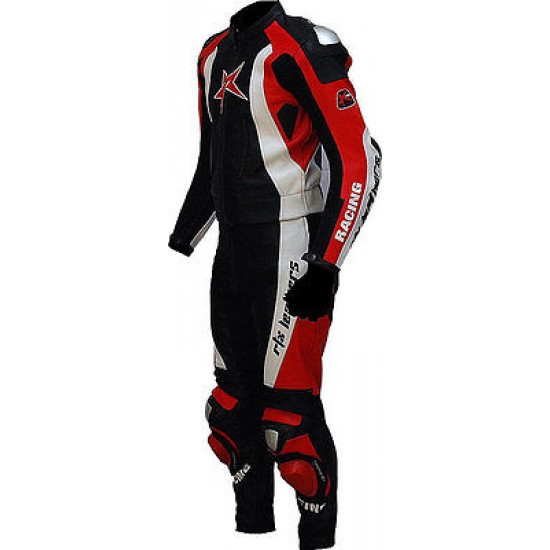 RTX Pro Evolution Sports Biker Motorcycle 2 Piece Leather Jacket Suit - 6 Colours