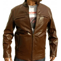 Ranger Brown Casual Leather Jacket Ranger Brown Casual Leather Jacket