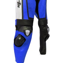 Raptor Blue Motorcycle Biker Race Leathers