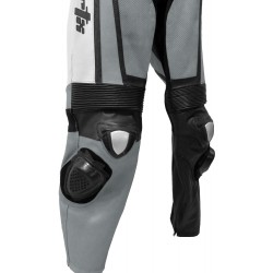 Raptor Grey Motorcycle Leather Suit