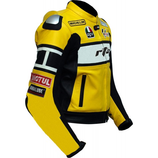 RTX Rossi WGP Replica Leather Biker Jacket