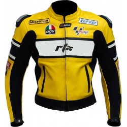 RTX Rossi WGP Replica Leather Biker Jacket RTX Rossi WGP Replica Leather Biker Jacket