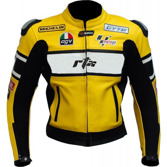 RTX Rossi WGP Replica Leather Biker Jacket