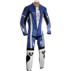 RTX Speedblock Blue Biker Leathers