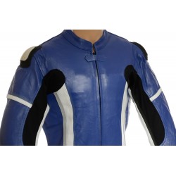 RTX Speedblock Blue Biker Leathers
