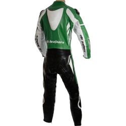 RTX Speedblock Green Biker Leathers