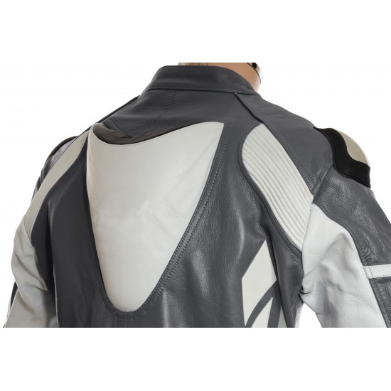 RTX Speedblock Grey Biker Leathers