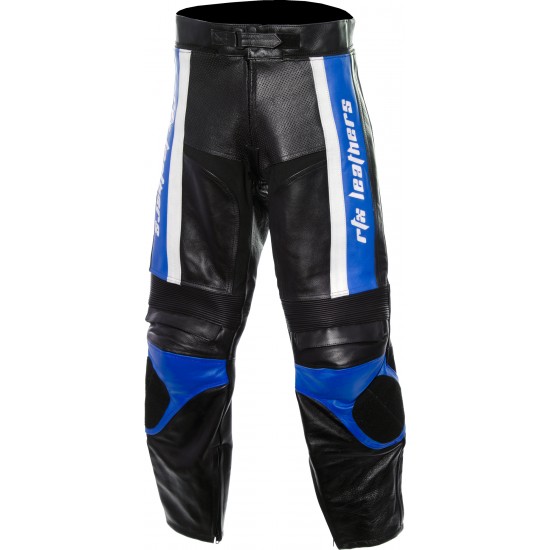 RTX Titan Blue Motorcycle Leather Trouser Pant RTX Titan Blue Motorcycle Leather Trouser Pant