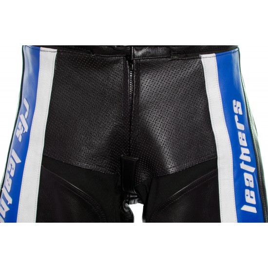RTX Titan Blue Motorcycle Leather Trouser Pant RTX Titan Blue Motorcycle Leather Trouser Pant