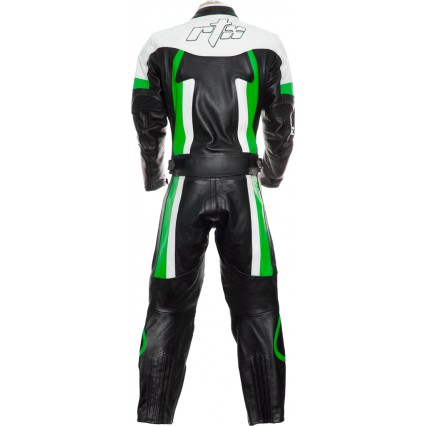 RTX Titan Green Motorcycle Leather Two Piece Suit RTX Titan Green Motorcycle Leather Two Piece Suit