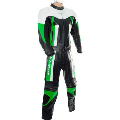 RTX Titan Green Motorcycle Leather Two Piece Suit RTX Titan Green Motorcycle Leather Two Piece Suit