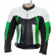 RTX Titan Green Motorcycle Leather Jacket