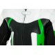 RTX Titan Green Motorcycle Leather Jacket