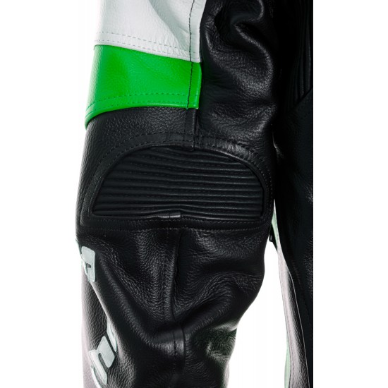 RTX Titan Green Motorcycle Leather Jacket