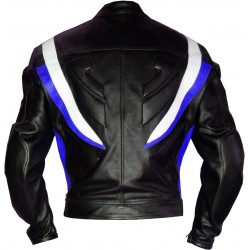 RTX Transformers Blue Pro Biker Motorcycle Jacket RTX Transformers Blue Pro Biker Motorcycle Jacket