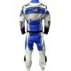 RTX X1 Supersport Touring Blue Leather Biker Suit