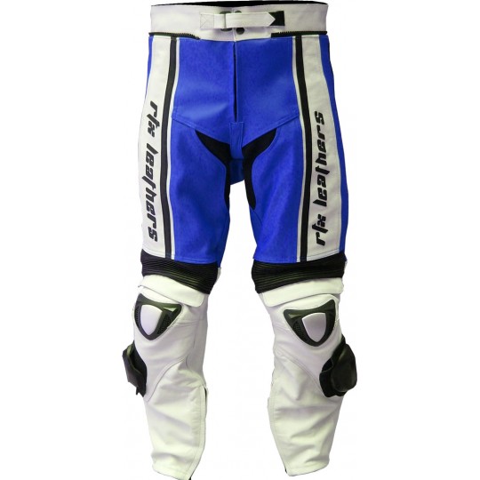 RTX X1 Supersport Touring Blue Leather Trouser Pant RTX X1 Supersport Touring Blue Leather Trouser Pant