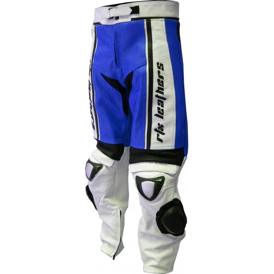 RTX X1 Supersport Touring Blue Leather Trouser Pant RTX X1 Supersport Touring Blue Leather Trouser Pant
