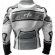 RTX X1 Supersport Touring Grey Leather Biker Jacket