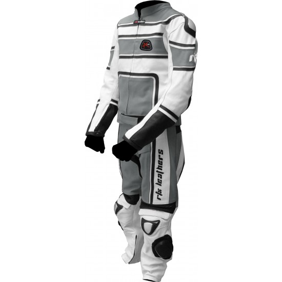RTX X1 Supersport Touring Grey Leather Biker Suit RTX X1 Supersport Touring Grey Leather Biker Suit
