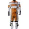 RTX X1 Supersport Touring Orange Leather Biker Suit