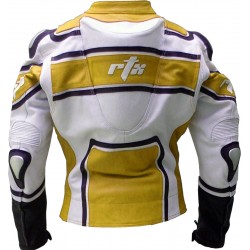 RTX X1 Supersport Touring Yellow Leather Biker Jacket