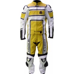 RTX X1 Supersport Touring Yellow Leather Biker Suit