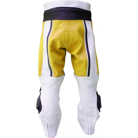 RTX X1 Supersport Touring Yellow Leather Trouser Pant RTX X1 Supersport Touring Yellow Leather Trouser Pant