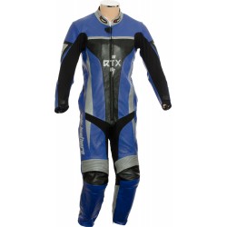 RTX Xtreme Blue One Piece Leather Suit