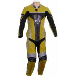 RTX Xtreme Yellow One Piece Leather Suit