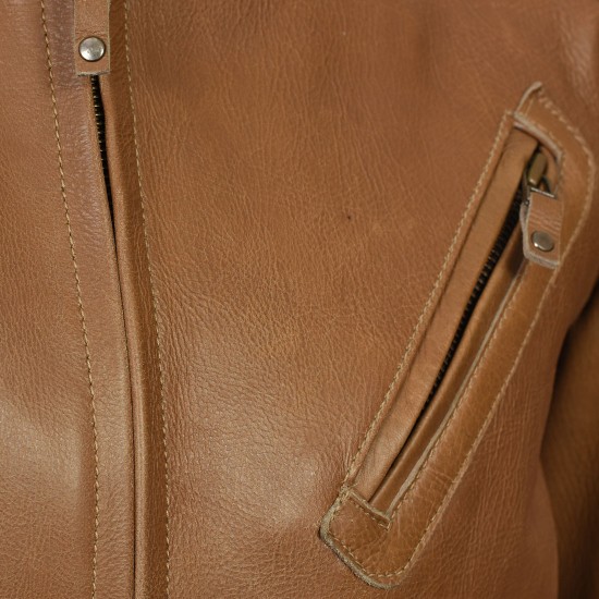 RTX Roadster Heritage Brown Leather Jacket
