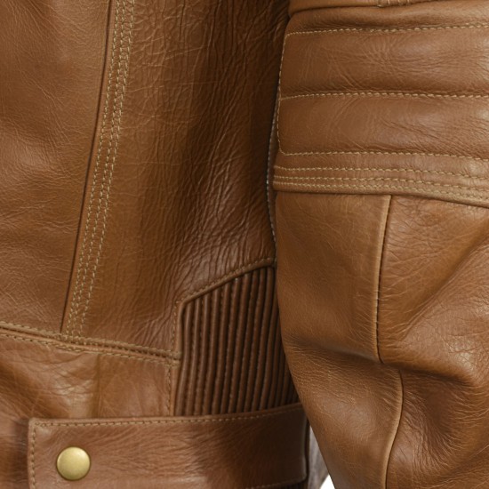RTX Roadster Heritage Brown Leather Jacket