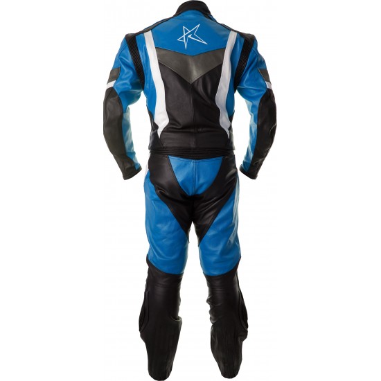 RTX Violator GSXR Blue Biker Leather